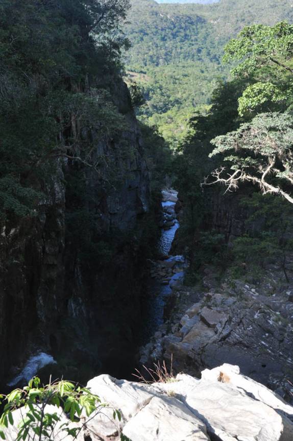 Canyon do Capivari, na Chapada dos Veadeiros, região de Cavalcante - GO
